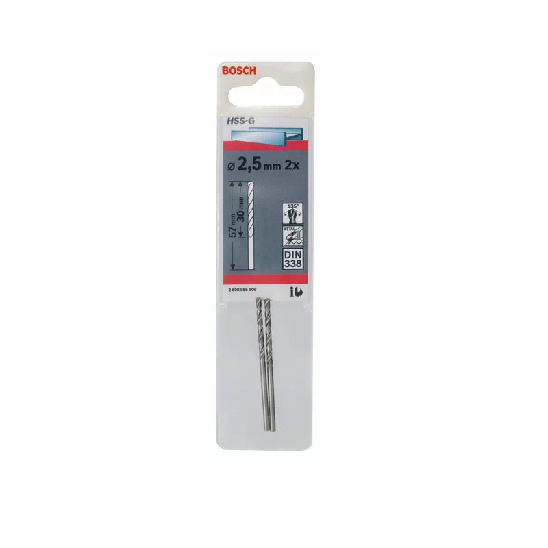 Borer HSS-G 2,5 mm