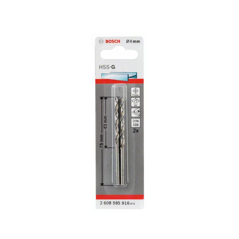 Borer HSS-G 4 mm