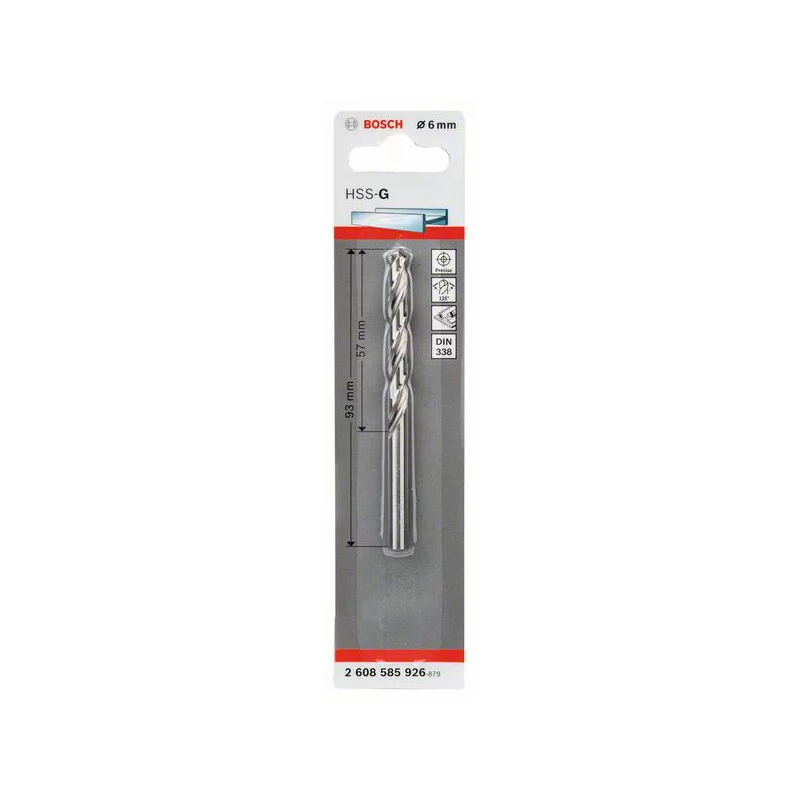 Borer HSS-G 6 mm
