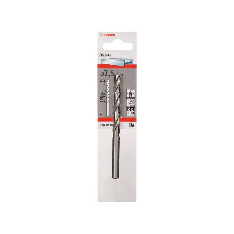 Borer HSS-G 7,5 mm