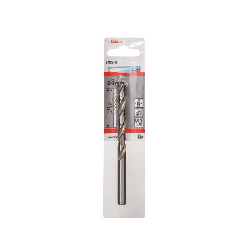 Borer HSS-G 8 mm