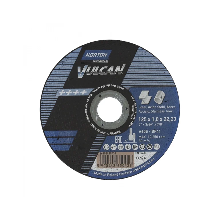 Norton rezna ploča VULCAN za Metal i Inox 125 x 1 x 22.23 mm