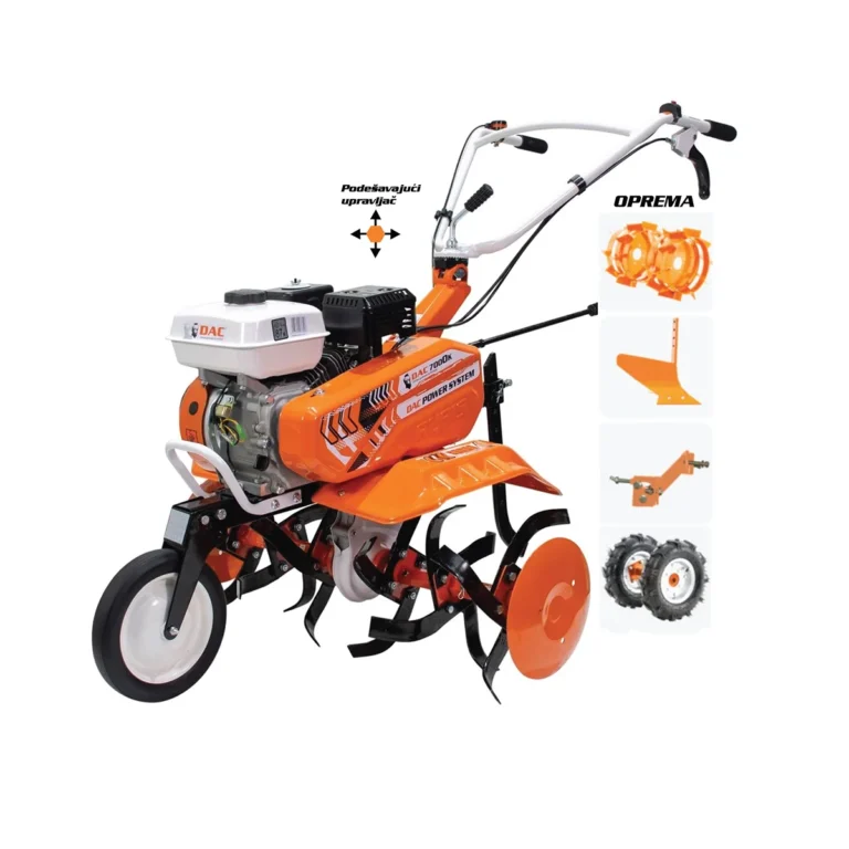 Ruris motorna kopačica kultivator freza 7000ACC2+Gratis trimer Optimus GT540