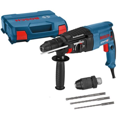 SET BUŠILICA GBH 2-26F +3x SVRDLO SDS-PLUS 6/8/10mm U KOFERU BOSCH
