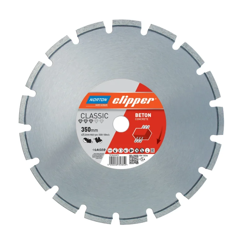 Norton dijamantska rezna ploča za beton 350×25.4mm CLIPPER CLASSIC – 70184626872