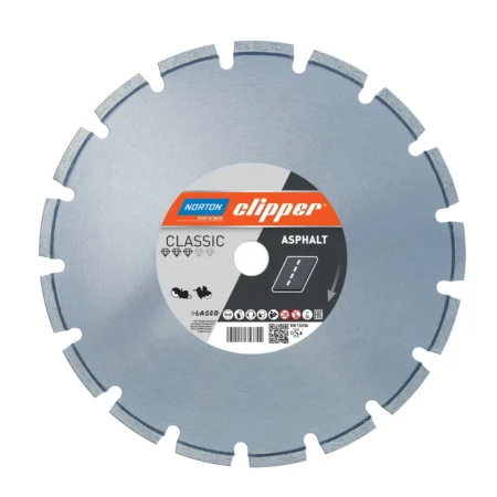 Norton dijamantska rezna ploča za asfalt 450×25.4mm CLIPPER CLASSIC – 70184626881