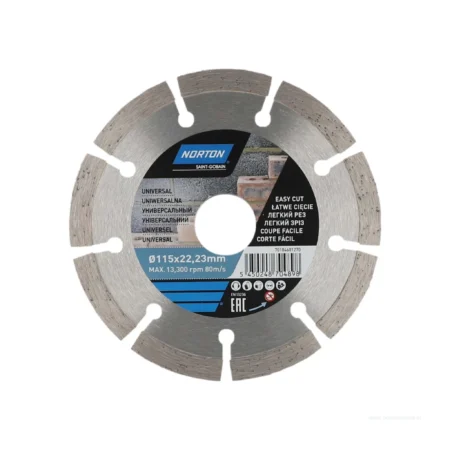 Norton univerzalna dijamantska ploča DIY Universal 115×22,23 mm