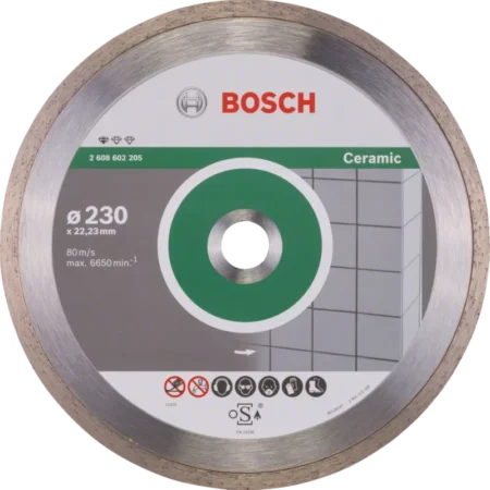 PLOČA REZNA DIJAMANTNA 230x22,2 KERAMIKA BOSCH