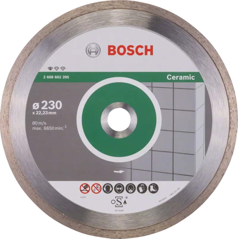 PLOČA REZNA DIJAMANTNA 230x22,2 KERAMIKA BOSCH