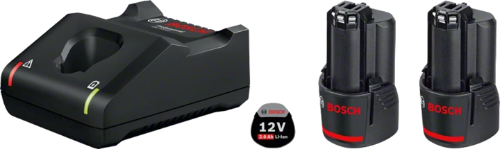 SET PUNJAČ GAL 12V-40+2x BATERIJA GBA 12V/2,0Ah