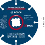 PLOČA REZNA MULTI 125X22,23MM X-LOCK EXPERT BOSCH