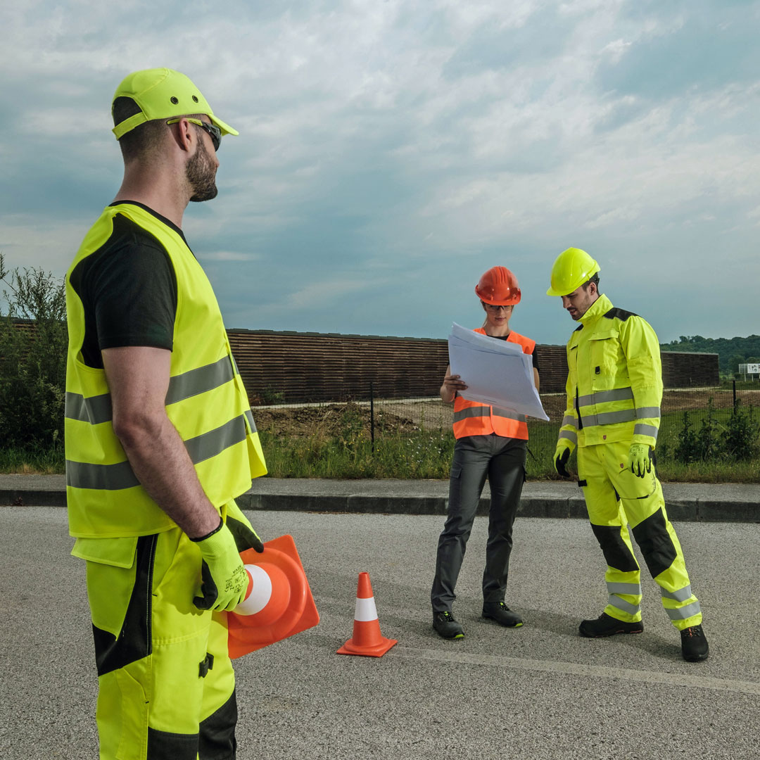 Lacuna signalizirajući zaštitni Hi-Viz prsluk KANES – žuti