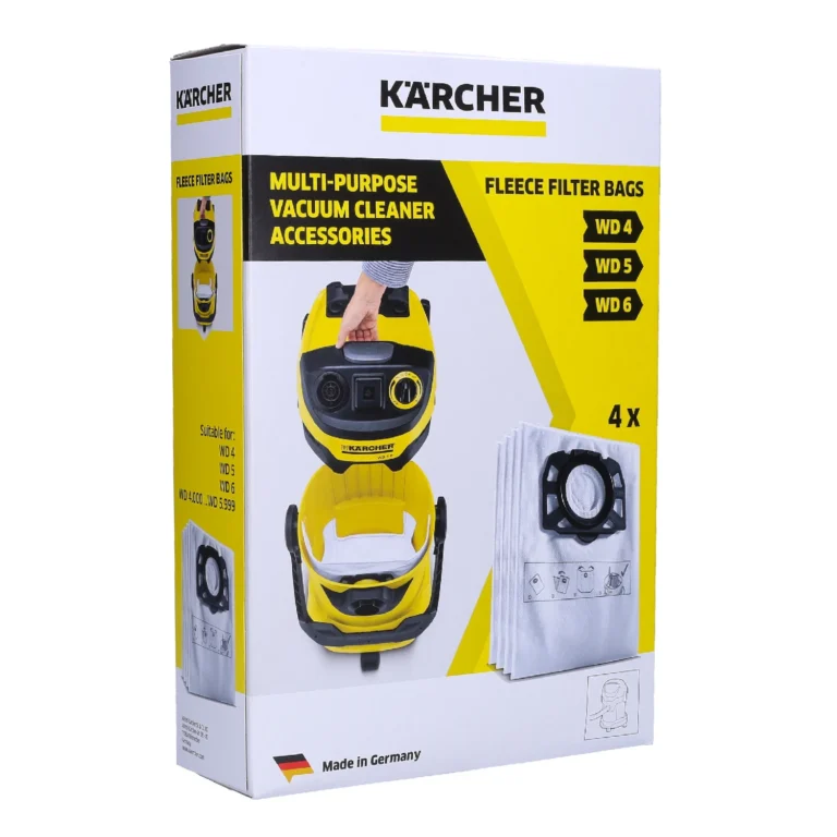 Karcher 4-dijelni set flis filter vrećica za usisivač WD 4, 5 i 6