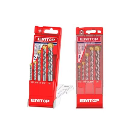 Emtop set 5 burgija za zid ECDB13051