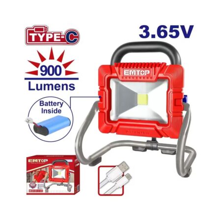 Emtop akumulatorska prenosna lampa ELWL4415