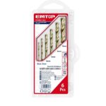 Emtop set 6 HSS burgija za metal 2 do 8 mm ETDBB11065