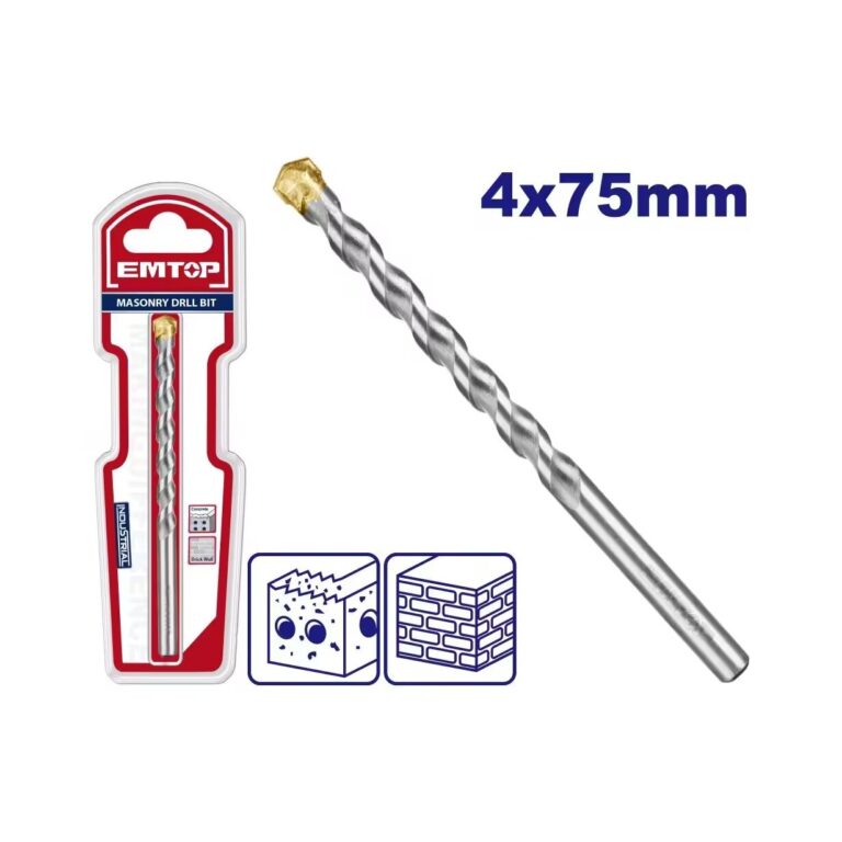Emtop burgija za zid TCT 4 x 75 mm ECDB020475
