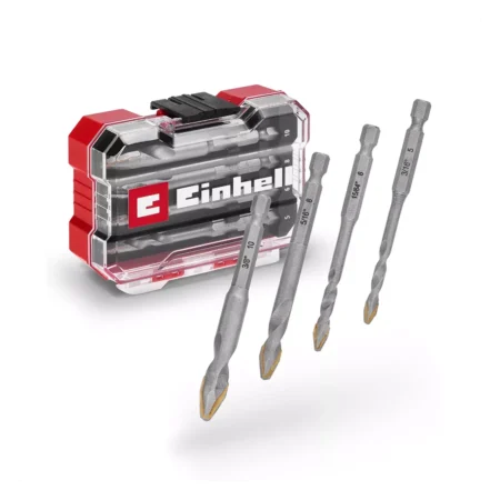 Einhell 4-dijelni set burgija 5-10 mm za keramičke ploče 49051404