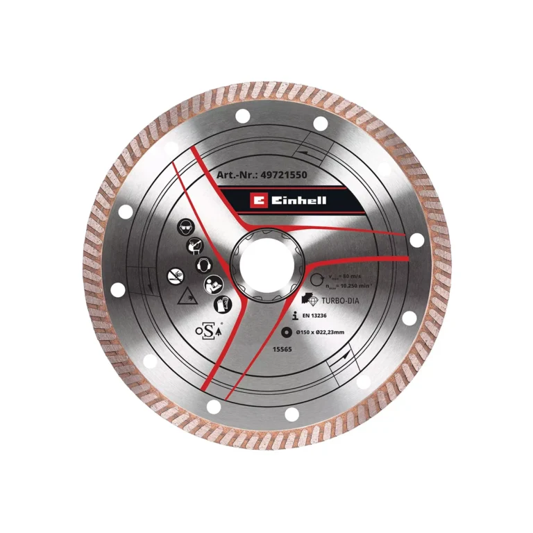 Einhell dijamantska rezna ploča za kamen beton keramiku 150 x 1.6 mm 49721550