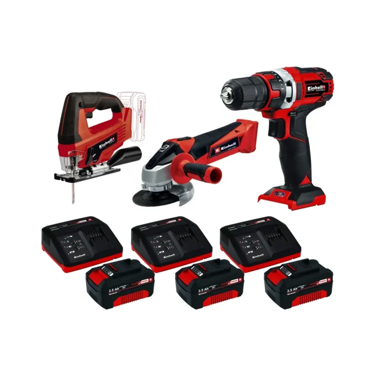 Einhell set aku bušilica, brusilica, ubodna pila Power X-Change TC-TK 2024